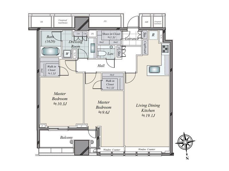 パークコート ザ・三番町ハウス 1808