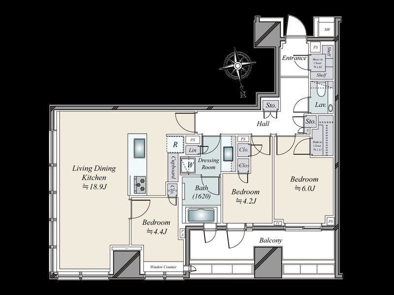 パークコート ザ・三番町ハウス 710