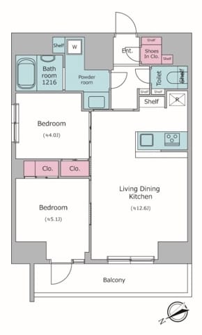 ドゥーエ三ノ輪Ⅰ 1202