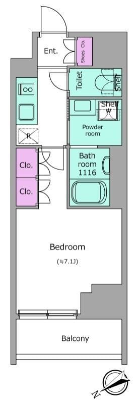 ドゥーエ三ノ輪Ⅰ 202