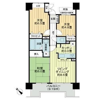 レクセルプラザ西川口 0603 間取り図