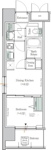 ワンルーフレジデンス台東根岸 806