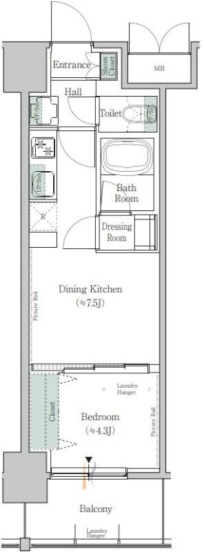 ワンルーフレジデンス台東根岸 903