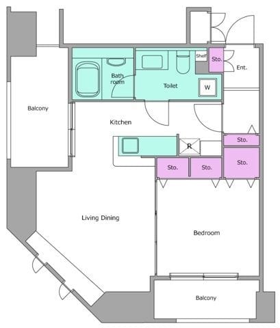 ピアネッタ汐留 0805