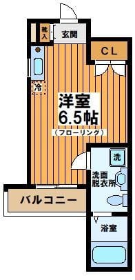 HATSUDAI FLAT 101 間取り図