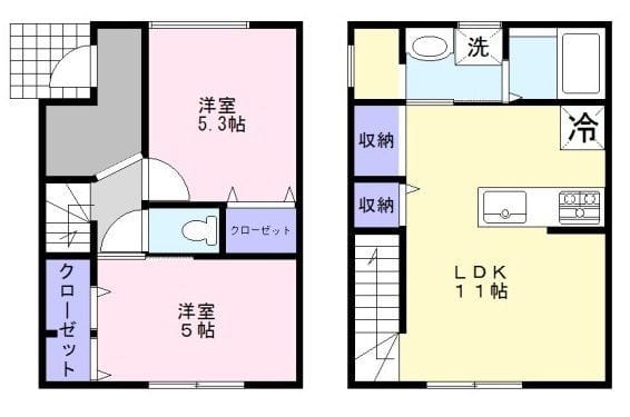 Grove House 3 間取り図