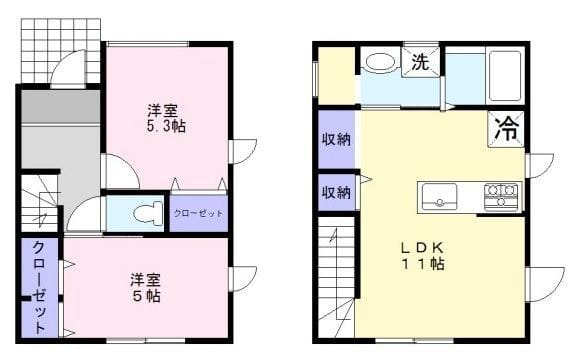 Grove House 5 間取り図