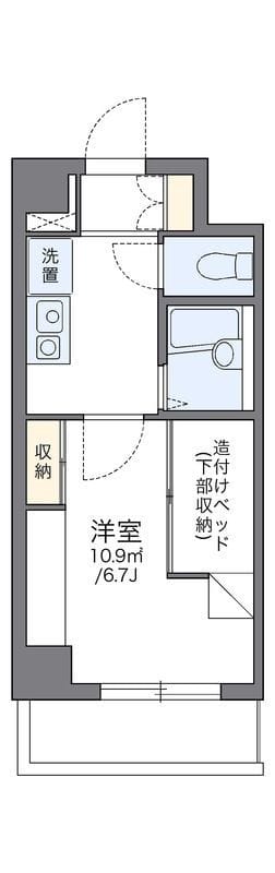レオパレス宇田川町マンション 402 間取り図