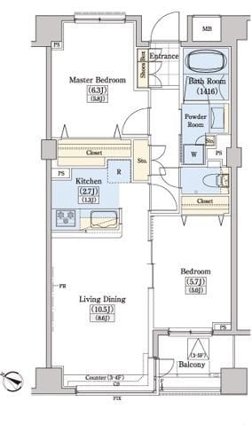レジディアタワー上池袋(パーク棟) PR506