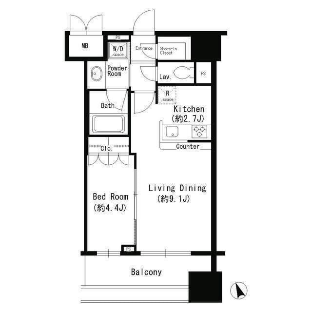 エスティメゾン四谷坂町 208