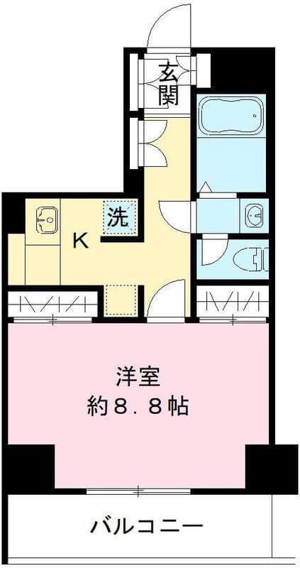 コーポ芝公園 701 間取り図