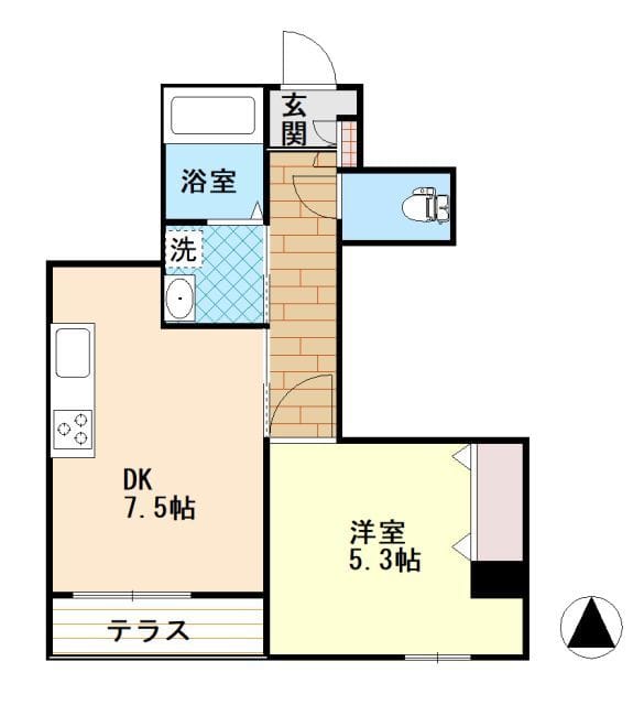 MAISON ISHIHARA 102 間取り図
