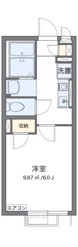 ヴィアロ成田東レジデンス 204 間取り図