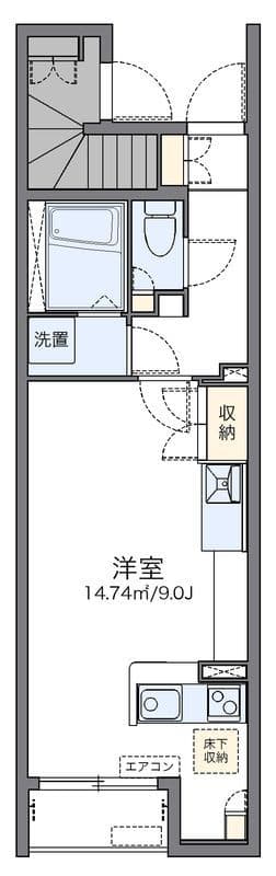 レオネクストウェストベルク 107 間取り図