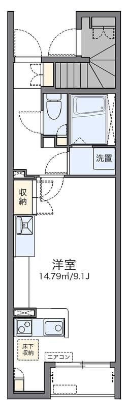 レオネクストウェストベルク 108 間取り図
