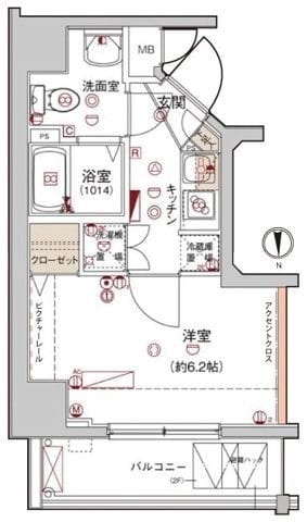 ハーモニーレジデンス木場ステーションフロント 402 間取り図