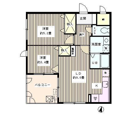 目白台ガーデン 104 間取り図