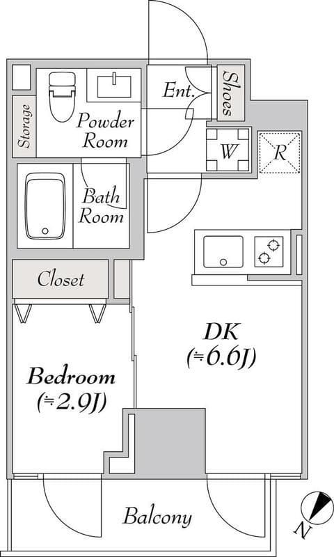 ルミーク北品川 604