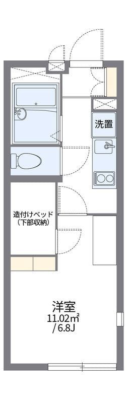 レオパレスプリマベーラ荻窪 108 間取り図