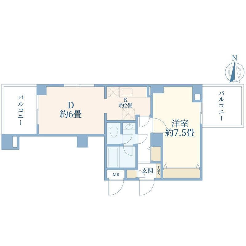 エムズミレナリオ 206 間取り図