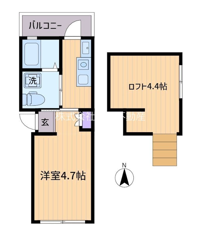 TETRA IRIS 202 間取り図