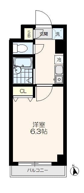 BELART(ベルアート) 203 間取り図