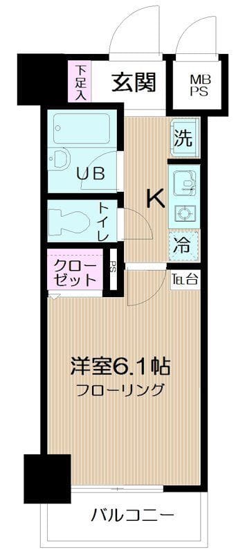 日神パレステージ三軒茶屋第2 903 間取り図