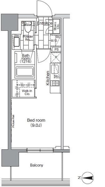 パークハビオ芝浦 1103