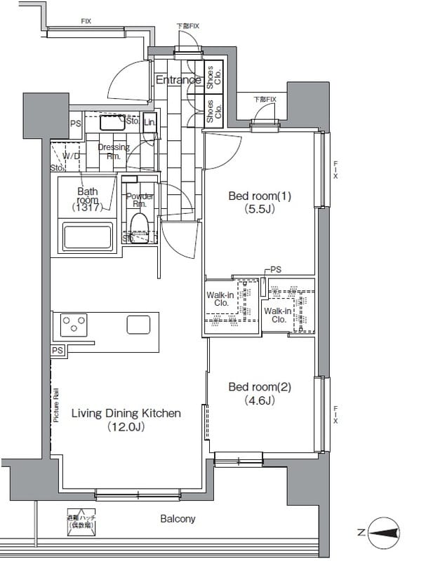 パークハビオ芝浦 1207