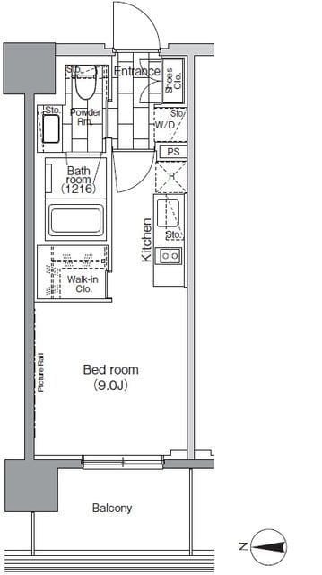 パークハビオ芝浦 1303