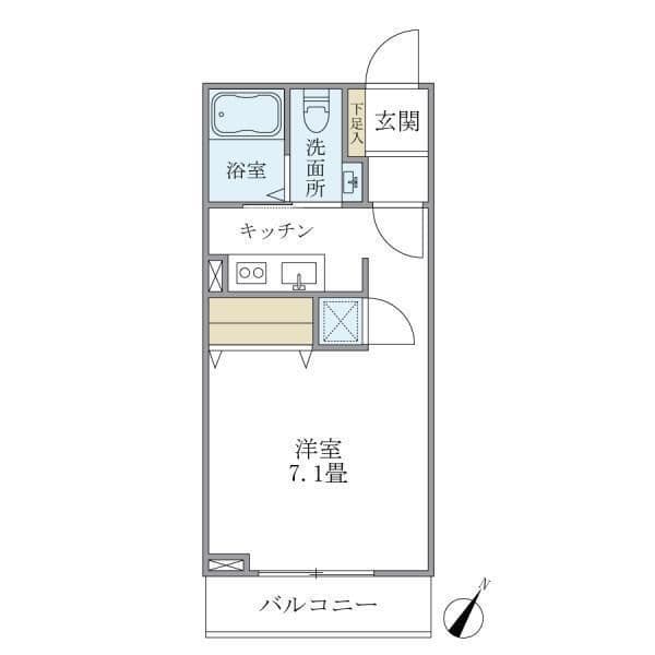 NTP大塚 102 間取り図
