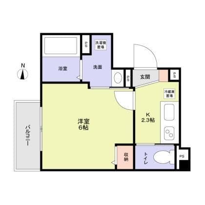 オルキス北千住 203 間取り図