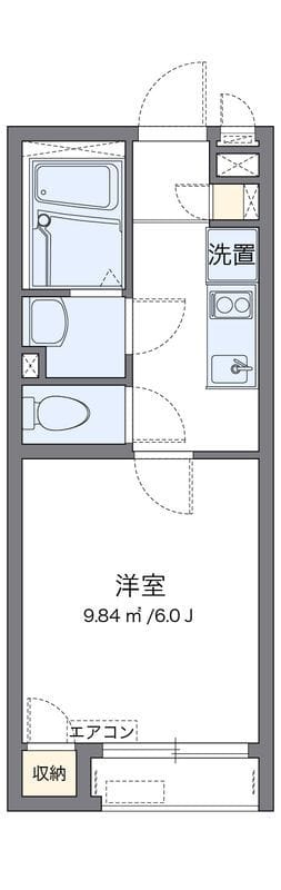 レオネクストエマーレ横浜壱番館 207 間取り図