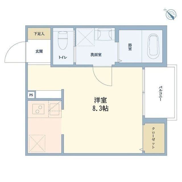 フォルトゥーナ目黒 201 間取り図