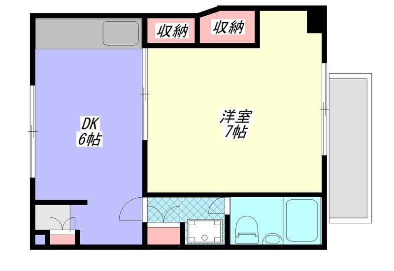 サンヨーパシフィックマンション 403 間取り図