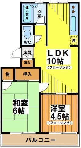 ブラウンハイツ 303 間取り図