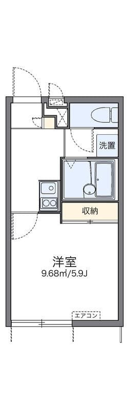 レオパレス西尾久 103 間取り図