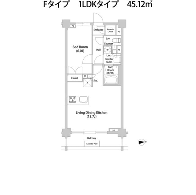 TELLUS八幡山 119 間取り図