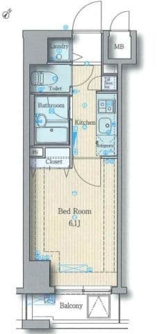 グラントゥルース弥生 503 間取り図
