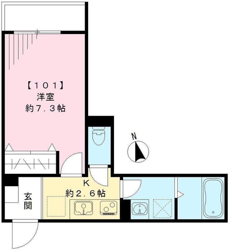 フラットセブン学芸大 101