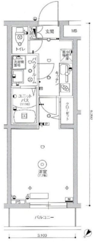 スカイコートパレス駒沢大学Ⅱ 211
