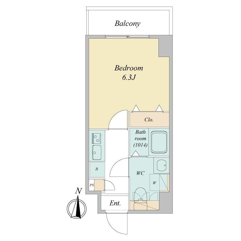 ドゥーエ蕨 1011 間取り図