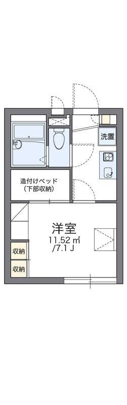 レオパレスコンフォート成城 103 間取り図