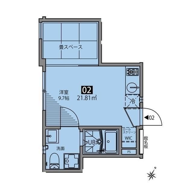 グランエッグス目黒W 02 間取り図