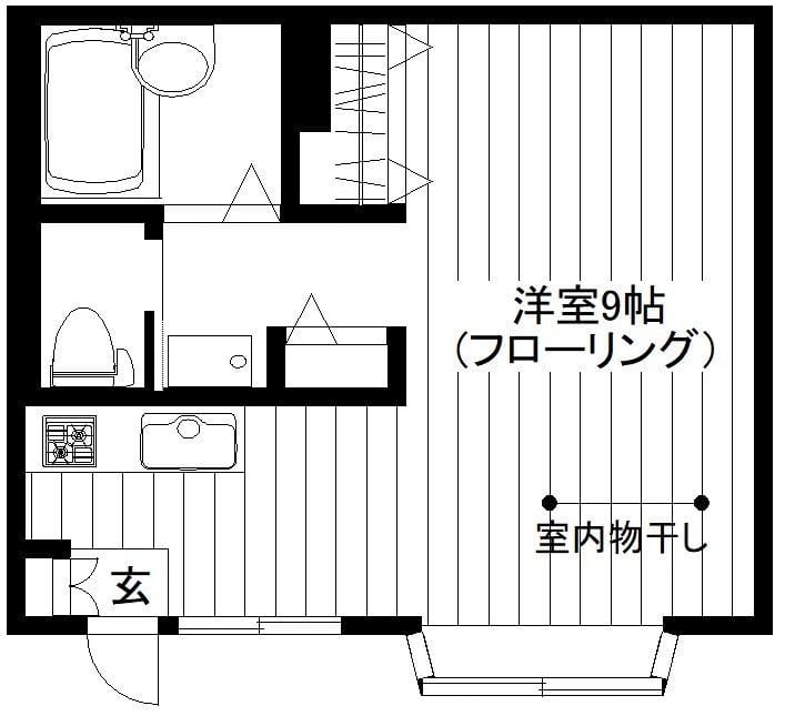 モトハイツ 106 間取り図