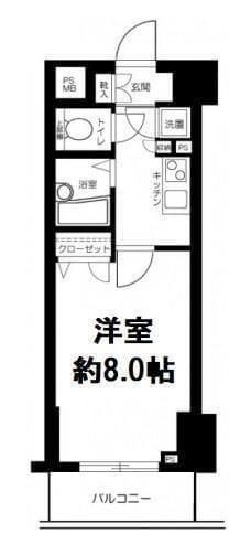 メインステージ高井戸 303 間取り図