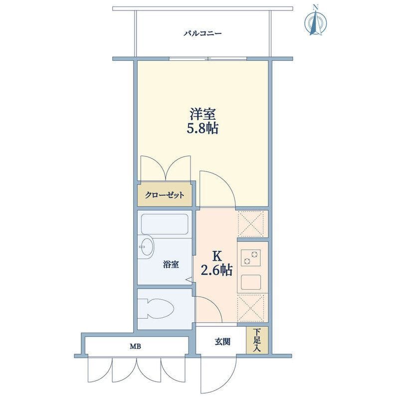 ソアブール西早稲田 211 間取り図