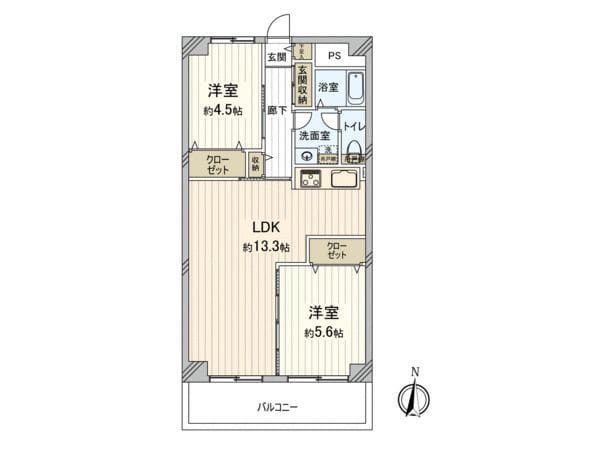 ライオンズステーションプラザ両国 1406 間取り図