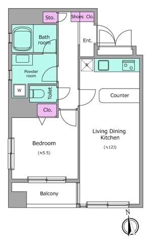 ラクラス田原町 1201