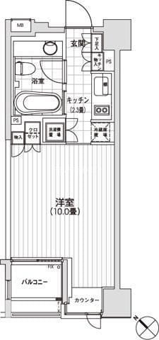 カスタリア銀座 402